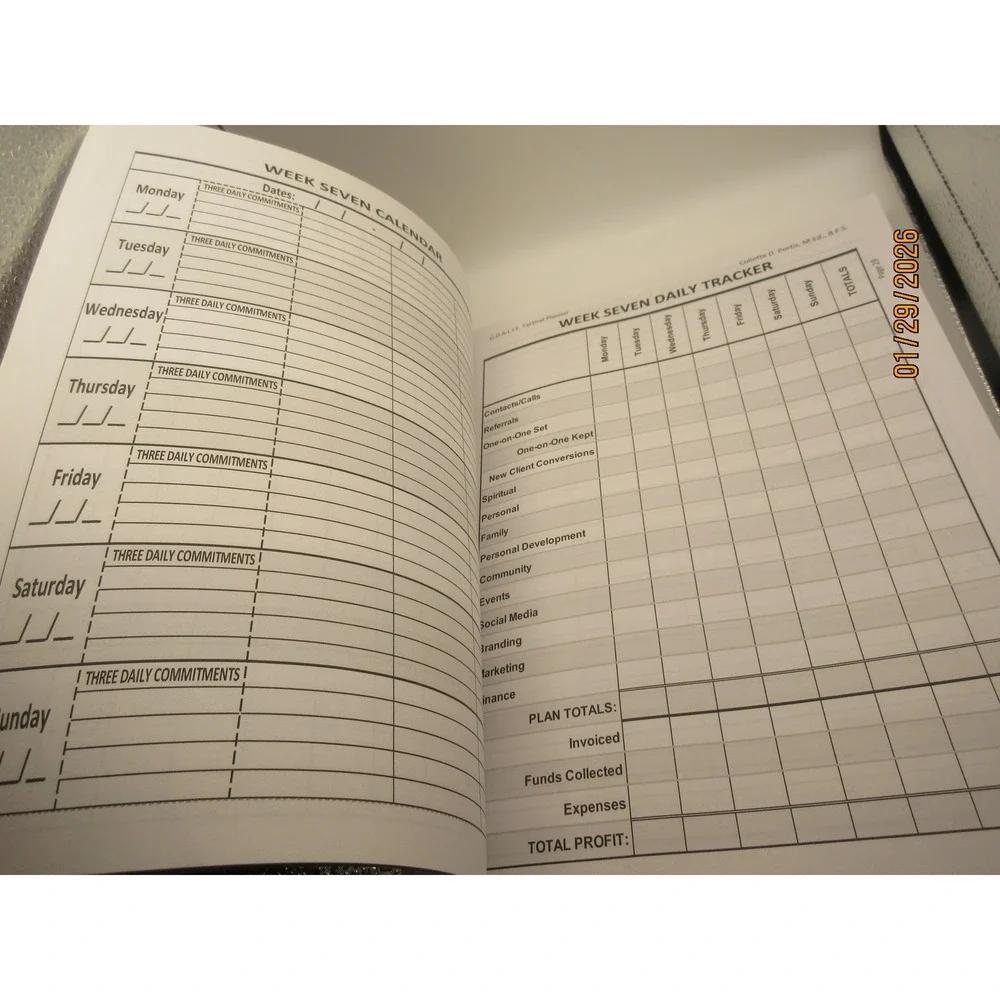 GOALIE Tactical Planner by Collette D Portis Your Key to Winning the Year